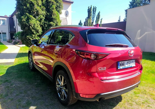 Mazda CX-5 cena 139900 przebieg: 46000, rok produkcji 2021 z Marki małe 466
